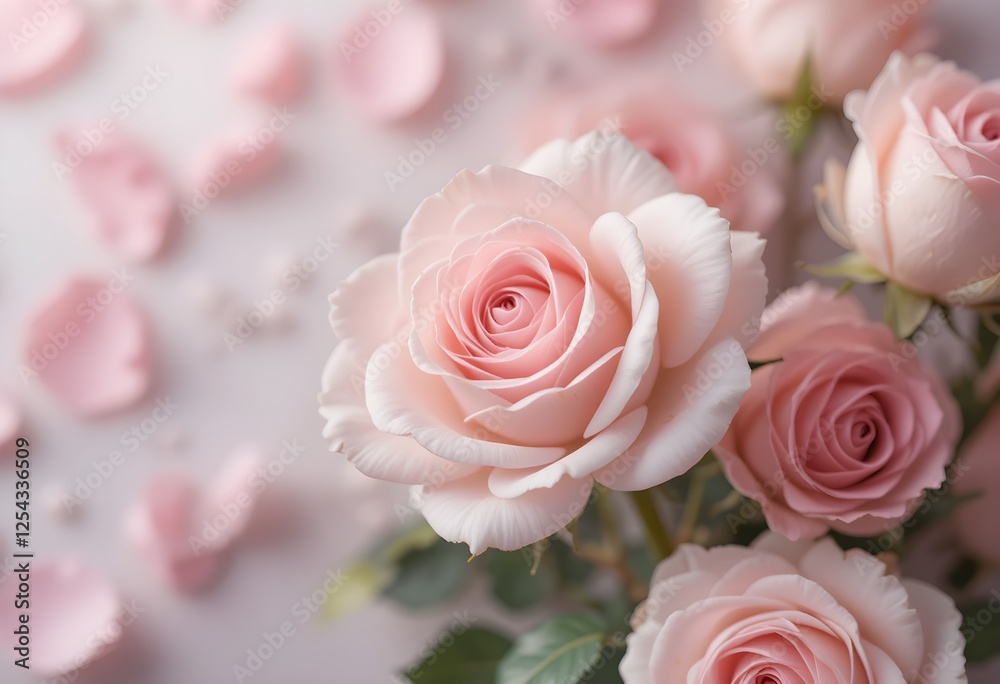 light pink roses in soft color and blur style for background. sweet color roses flowers in pastel tone with blurred style for background pattern texture light pink roses in soft color and blur style for background. sweet color roses flowers in pastel tone with blurred style for background pattern texture