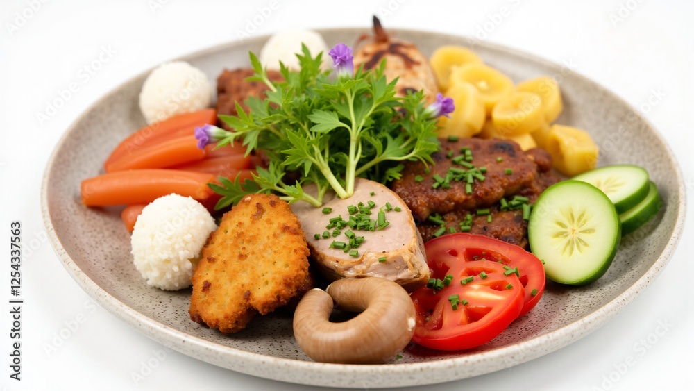 Delicious and Nutritious Traditional German Food Platter Delicious and Nutritious Traditional German Food Platter