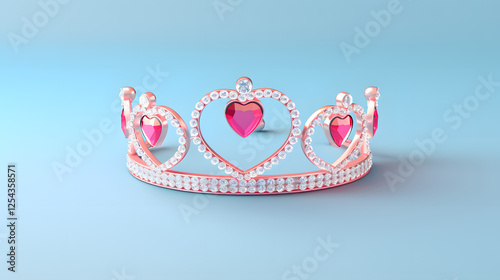 Tiara Accessories isometric 3D colorful photo