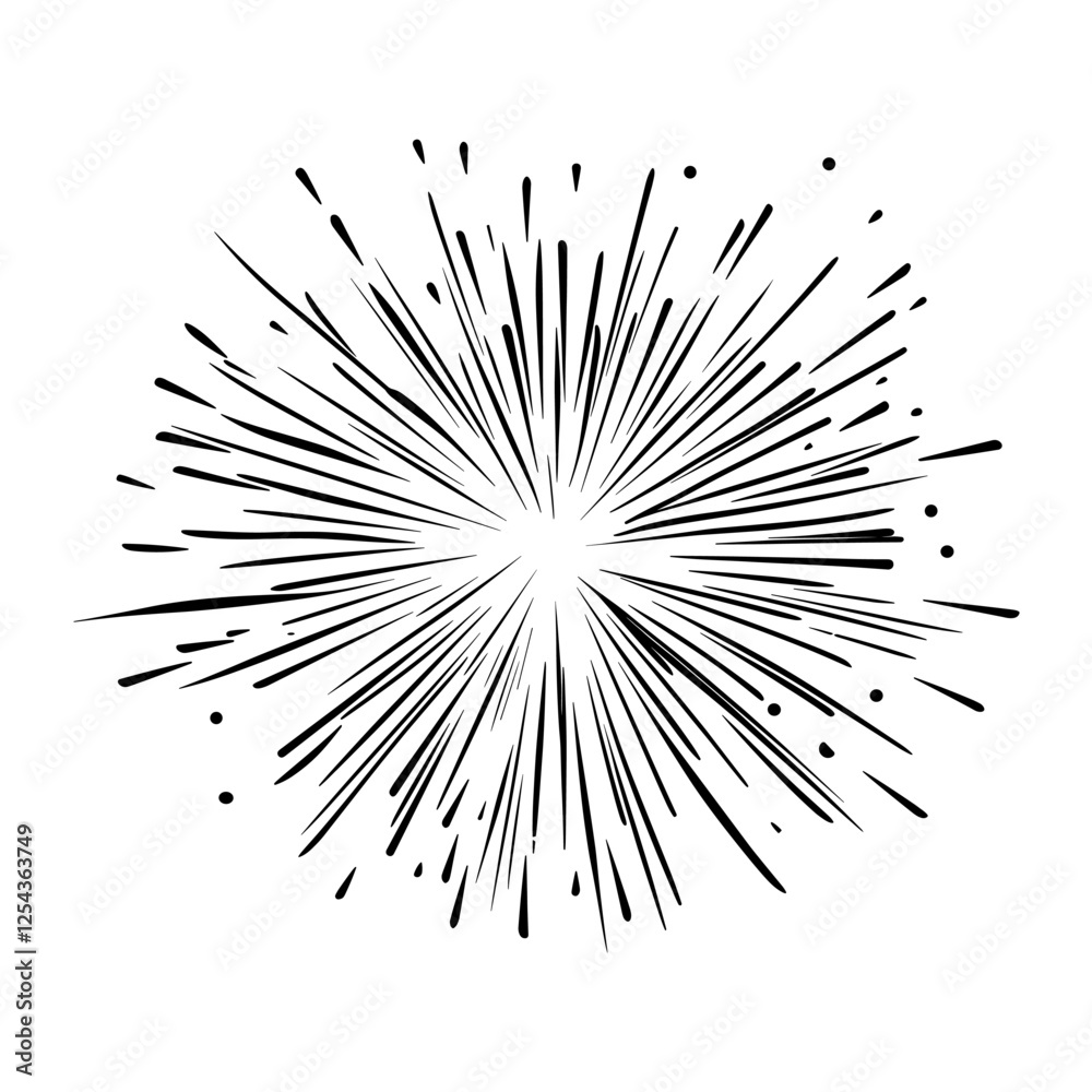 Sparkle black white style vector Sparkle black white style vector