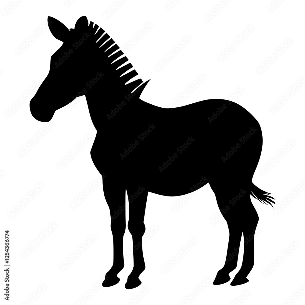 Zebra silhouette animal zebra vector Zebra silhouette animal zebra vector