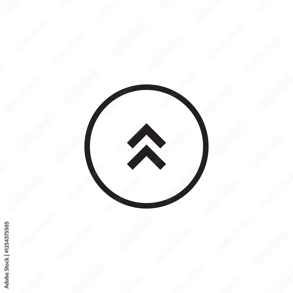 Up Arrow icon. Vector simple flat black trendy style illustration for web and app..eps Up Arrow icon. Vector simple flat black trendy style illustration for web and app..eps