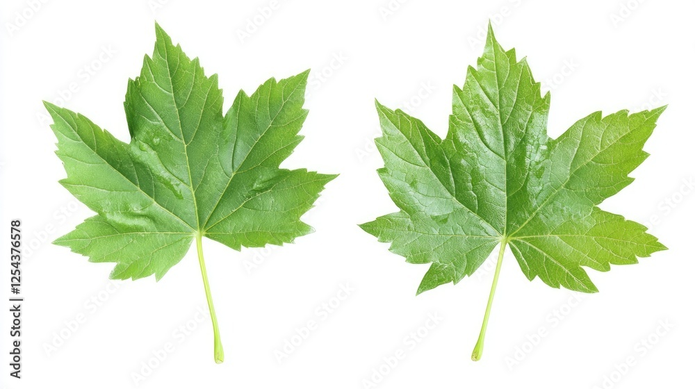Maple leaves isolated on white background Maple leaves isolated on white background