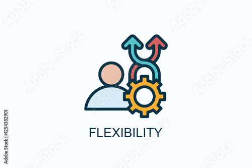 Flexibility Icon Or Logo Isolated Illustration