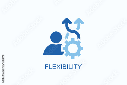 Flexibility Icon Or Logo Isolated Illustration