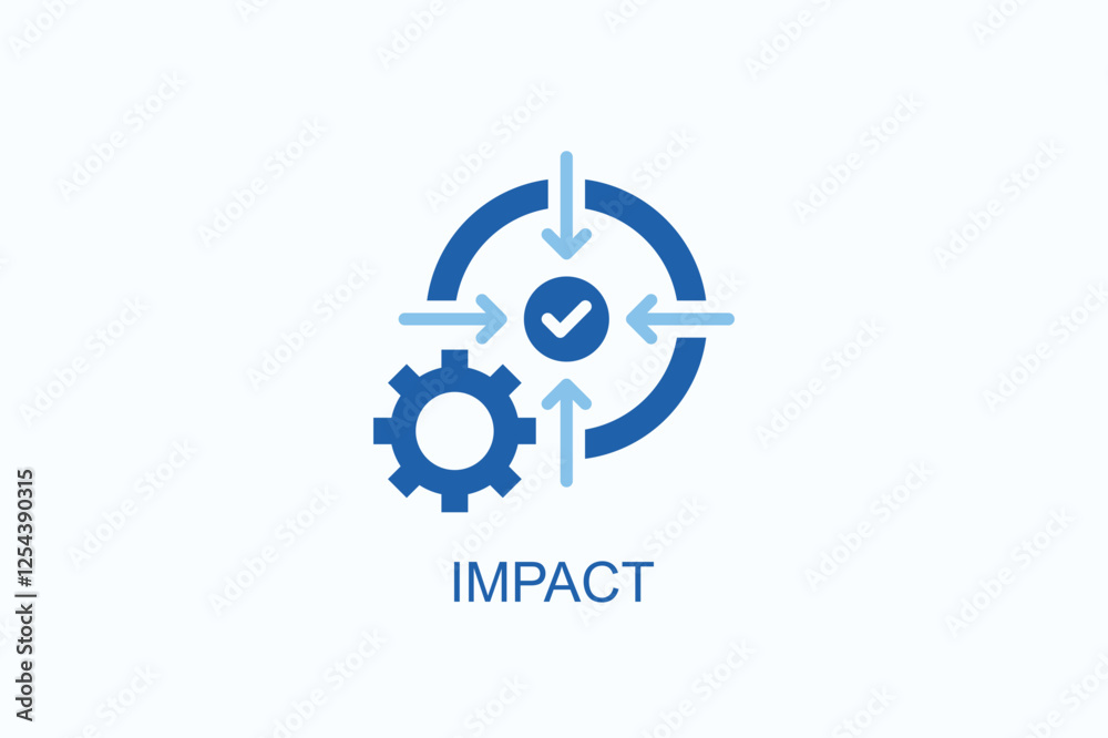 Impact Icon Or Logo Isolated Illustration Impact Icon Or Logo Isolated Illustration