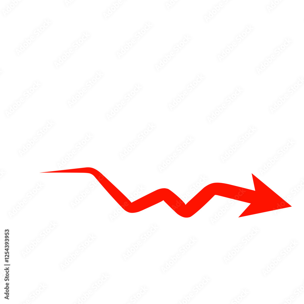 Red Arrow Graph Growth Red Arrow Graph Growth