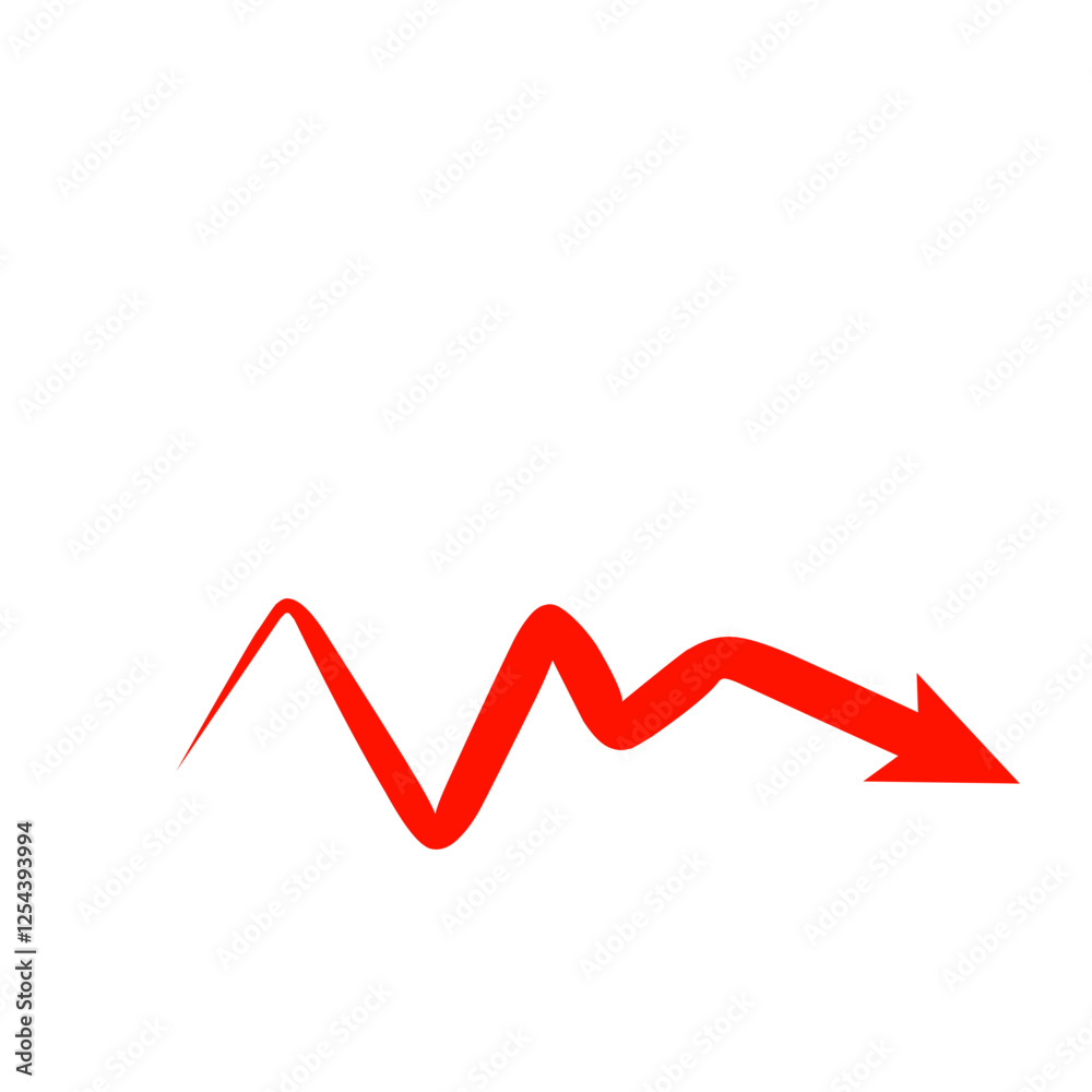 Red Arrow Graph Growth Red Arrow Graph Growth