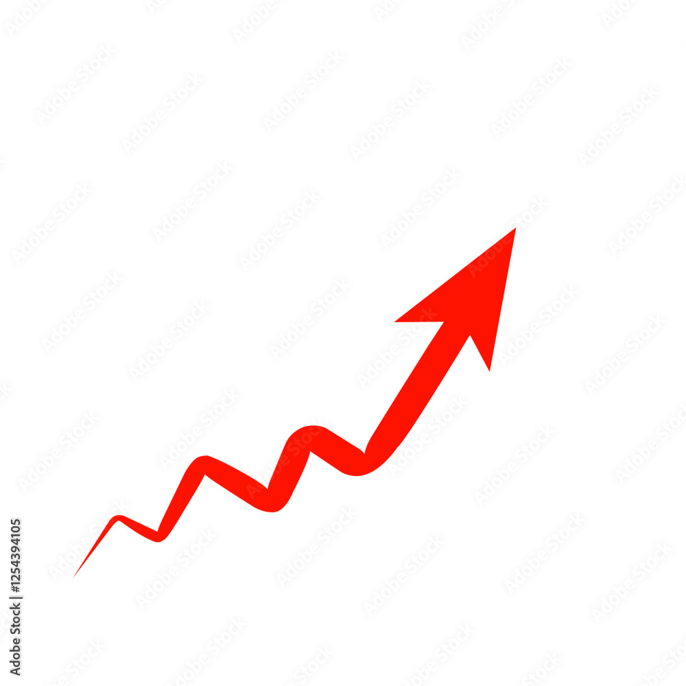 Red Arrow Graph Growth Red Arrow Graph Growth