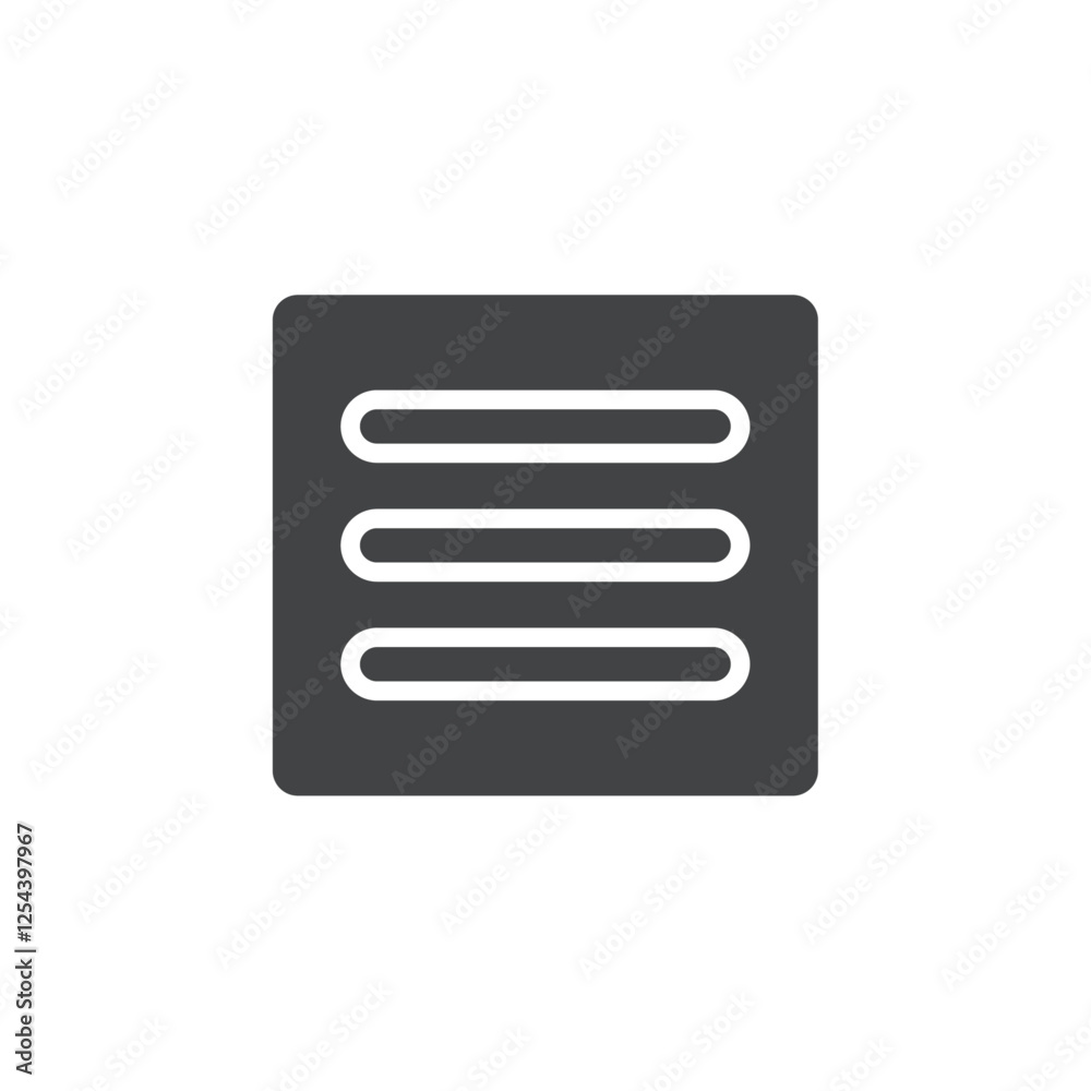 option icon simple filled symbol vector option icon simple filled symbol vector