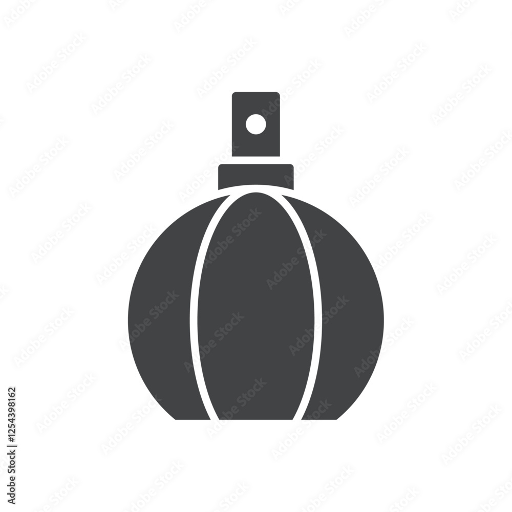 Fototapeta premium perfume icon simple filled symbol vector