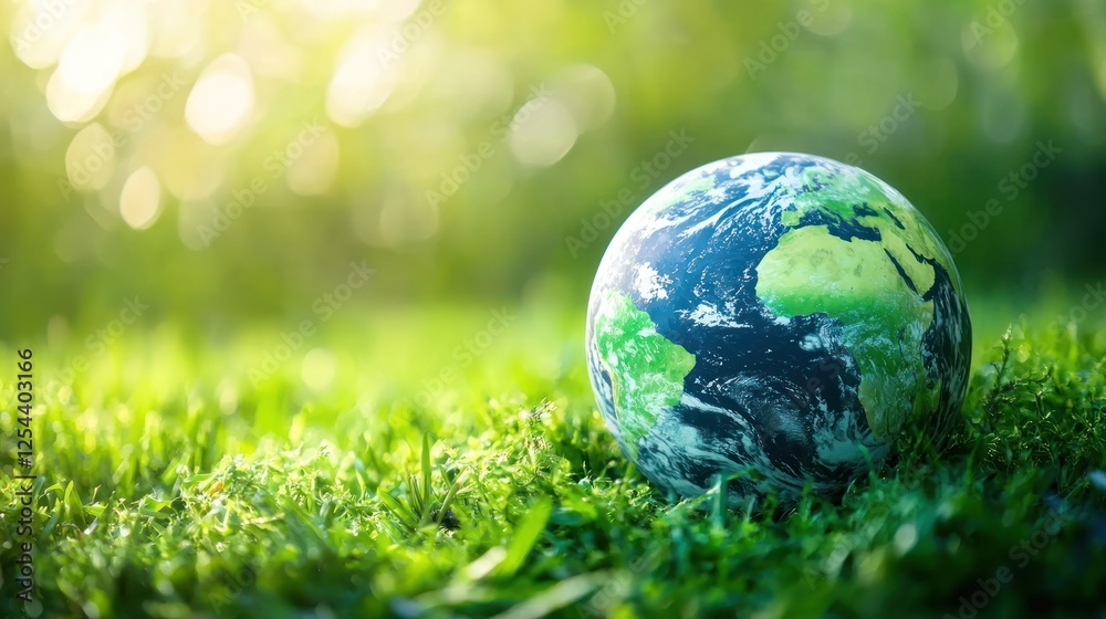 Close-up of Earth with focus on green and blue colors Close-up of Earth with focus on green and blue colors
