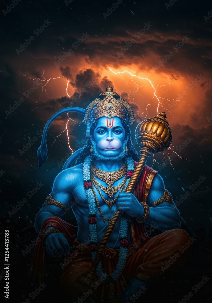 Fototapeta premium Lord Hanuman | Hanuman Jayaniti