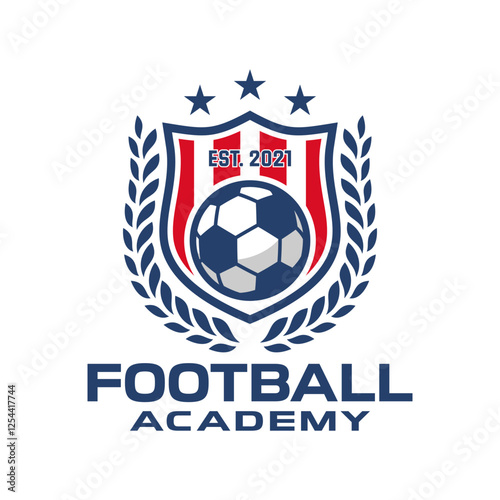 Free Download Logo Design Template for Soccer Team or Soccer Academy. - GFXLoad