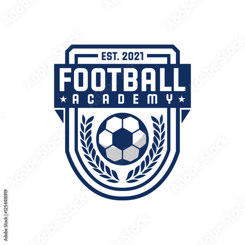 Logo Design Template for Soccer Team or Soccer Academy.