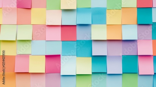 Blue Post-it Note Pink Orange Paper Paper Product Symmetry Design Art Paper Triangle