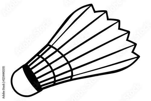 badminton shuttlecock silhouette