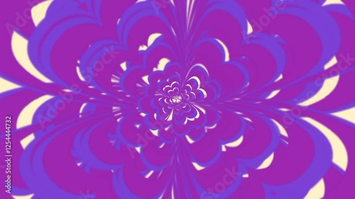 abstract background with flowers