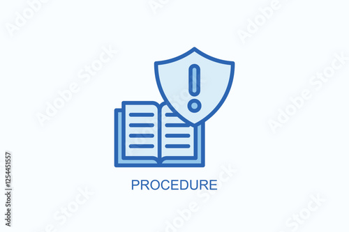 Procedure Icon Or Logo Isolated Illustration