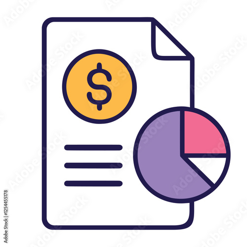 Financial Report Icon
