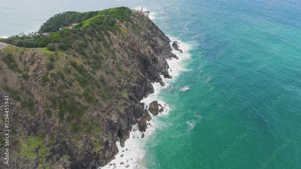 Aerial View of Byron Bay Coastline Aerial View of Byron Bay Coastline