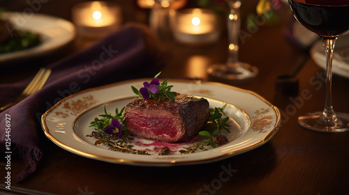 - ISO: 200 to capture clean, crisp images without grain
- White Balance: Set to ‘Daylight’ to enhance the natural color of the food and wine
- Focus: Focus on the plate and the dish details, making th