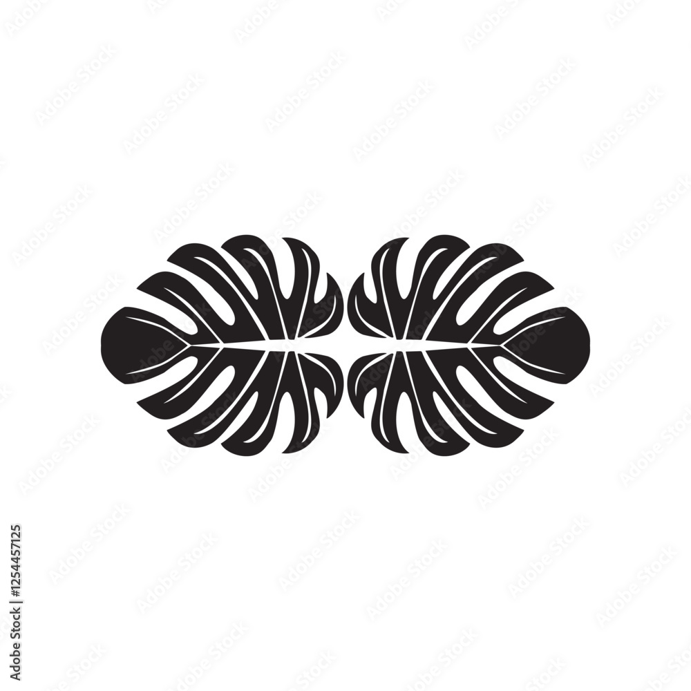 tropical leave frame decoration vector art tropical leave frame decoration vector art