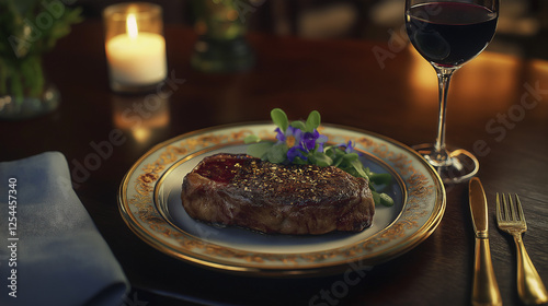 - ISO: 200 to capture clean, crisp images without grain
- White Balance: Set to ‘Daylight’ to enhance the natural color of the food and wine
- Focus: Focus on the plate and the dish details, making th