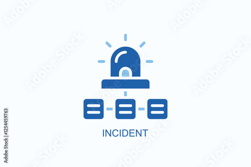 Incident Icon Or Logo Isolated Illustration