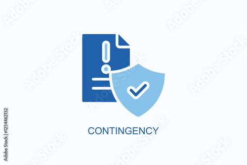 Contingency Icon Or Logo Isolated Illustration