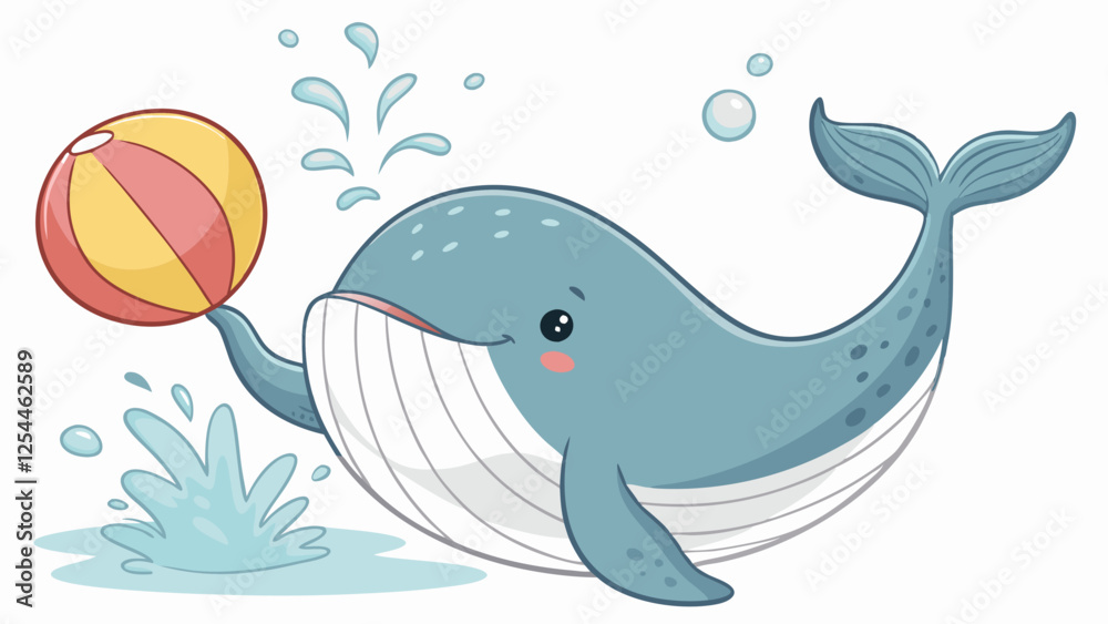 Obraz premium A beautiful and adorable Whale