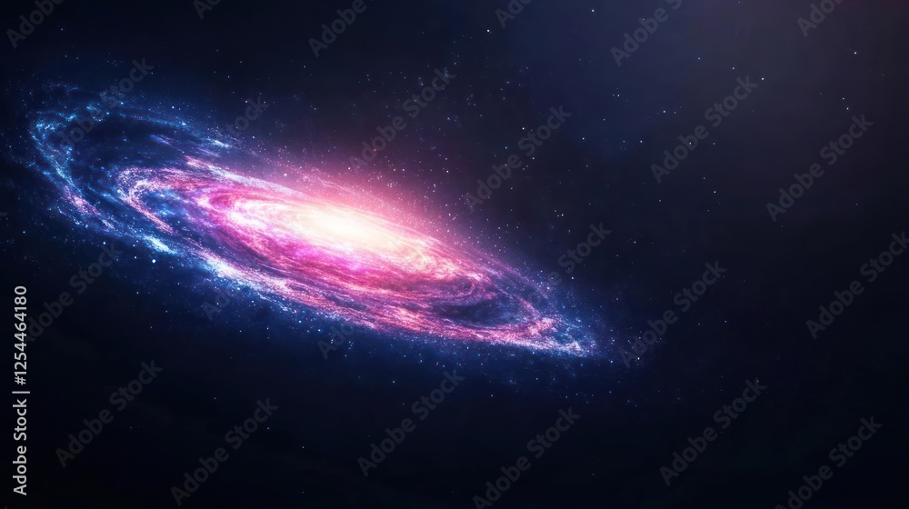 Obraz premium Spiral Galaxy In Deep Space