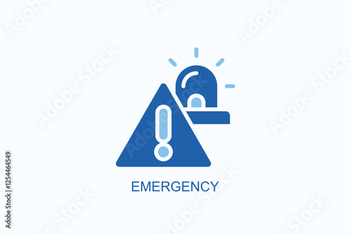 Emergency Icon Or Logo Isolated Illustration