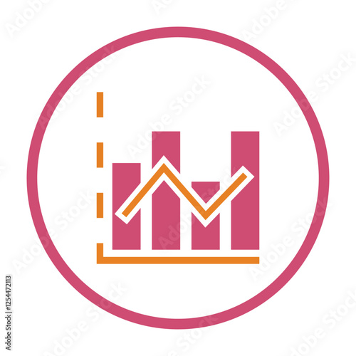 Bars, statistics, chart, axis icon