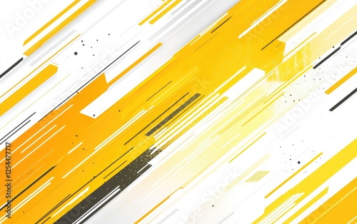 Abstract yellow diagonal lines motion blur background