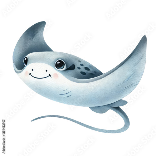 Colorful underwater world in watercolor style, undersea animal and element, watercolor of sea creature.