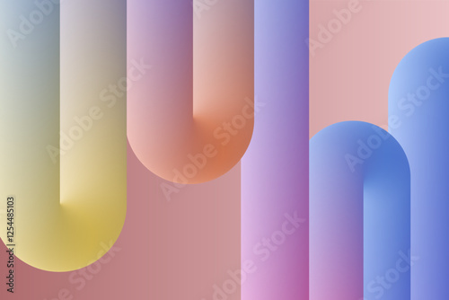 abstract background with blue fluid and liquid shapes futuristic banner design in a modern style, curved 3D blue lines