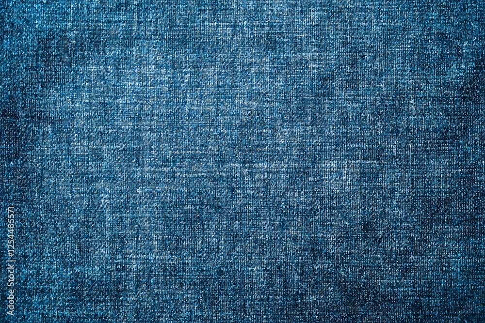 Textured Denim Close-Up: A detailed close-up shot reveals the rich texture and intricate weave of a deep blue denim fabric, showcasing its rugged and timeless appeal. Textured Denim Close-Up: A detailed close-up shot reveals the rich texture and intricate weave of a deep blue denim fabric, showcasing its rugged and timeless appeal.