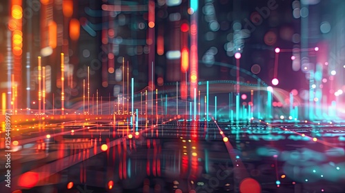 abstract financial reporting and performance metrics