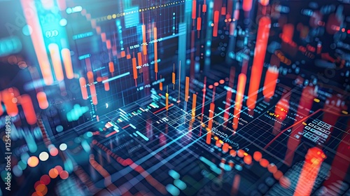 Visualization of financial risk management and portfolio diversification