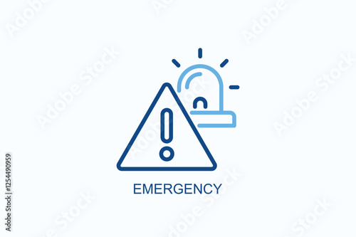 Emergency Icon Or Logo Isolated Illustration