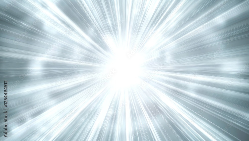 Obraz premium Abstract light burst, radiating beams, bright, white, glowing center.
