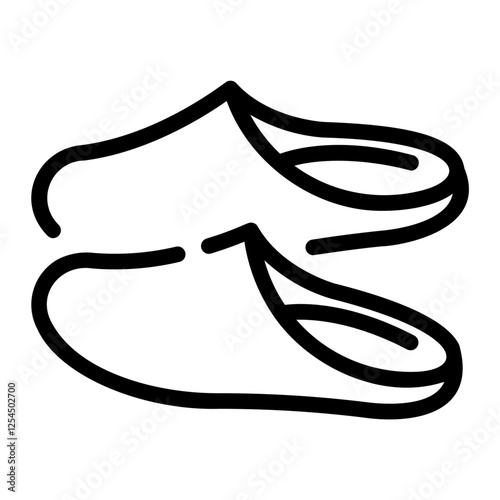 slipper Line Icon