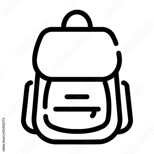 backpack Line Icon photo