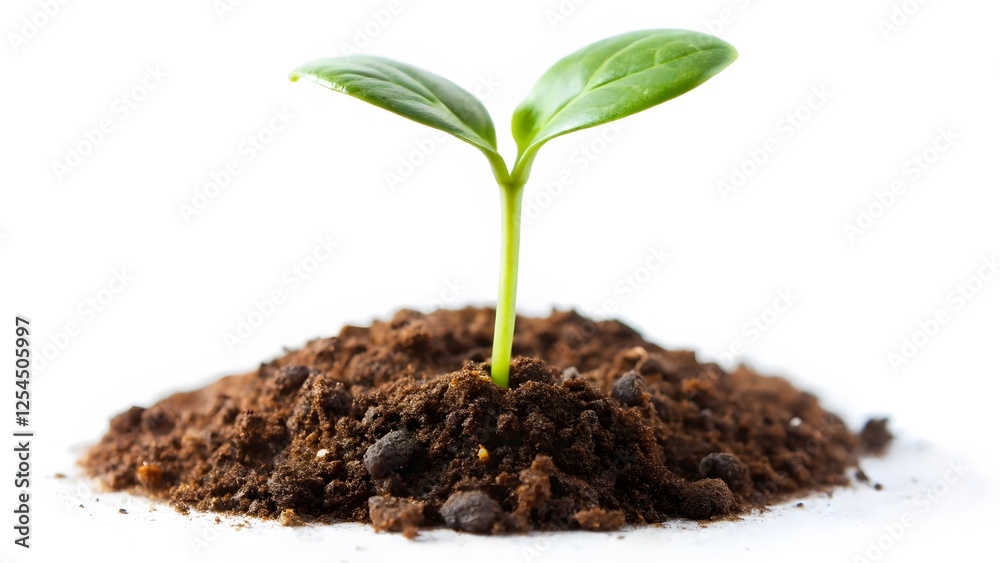 Young Sprout in Soil Young Sprout in Soil
