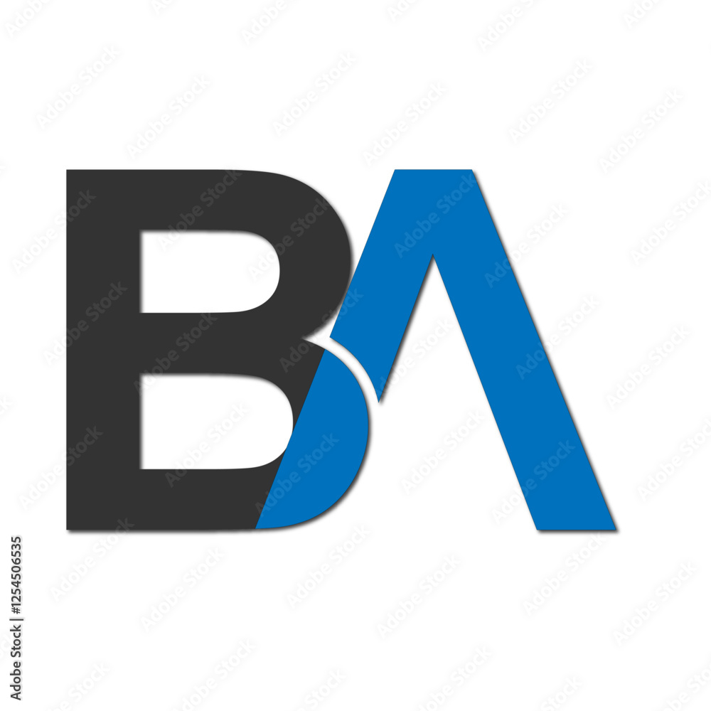 creative modern color full letter logo design