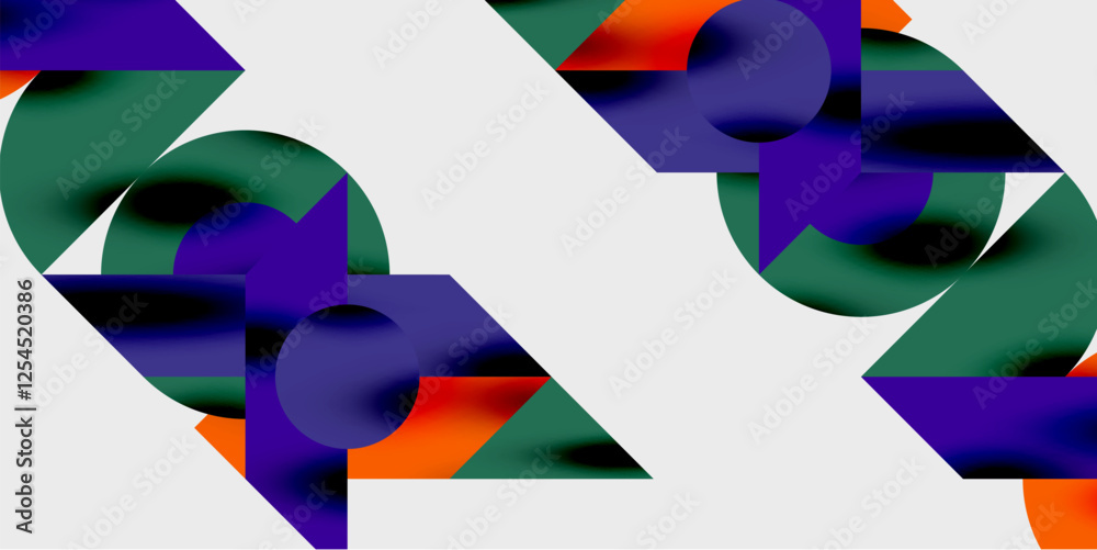 Modern abstract background featuring circles, lines, and triangles in a dynamic geometric composition. Perfect for stylish, tech, or creative-themed designs Modern abstract background featuring circles, lines, and triangles in a dynamic geometric composition. Perfect for stylish, tech, or creative-themed designs