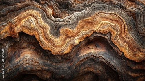 Wallpaper Mural Swirling wood grain texture, desert background, nature art, design element Torontodigital.ca