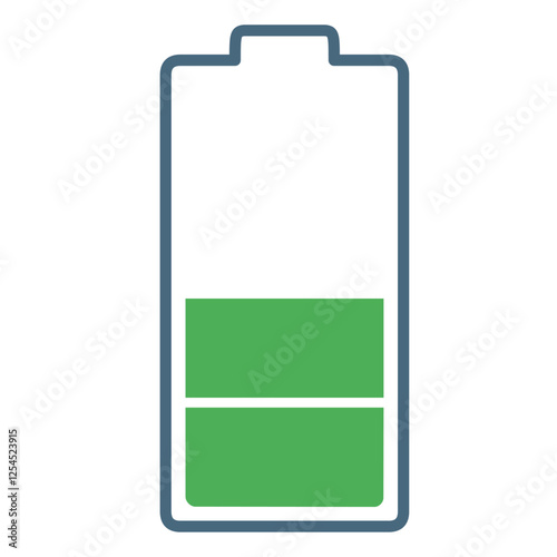 電池の残量のイラスト