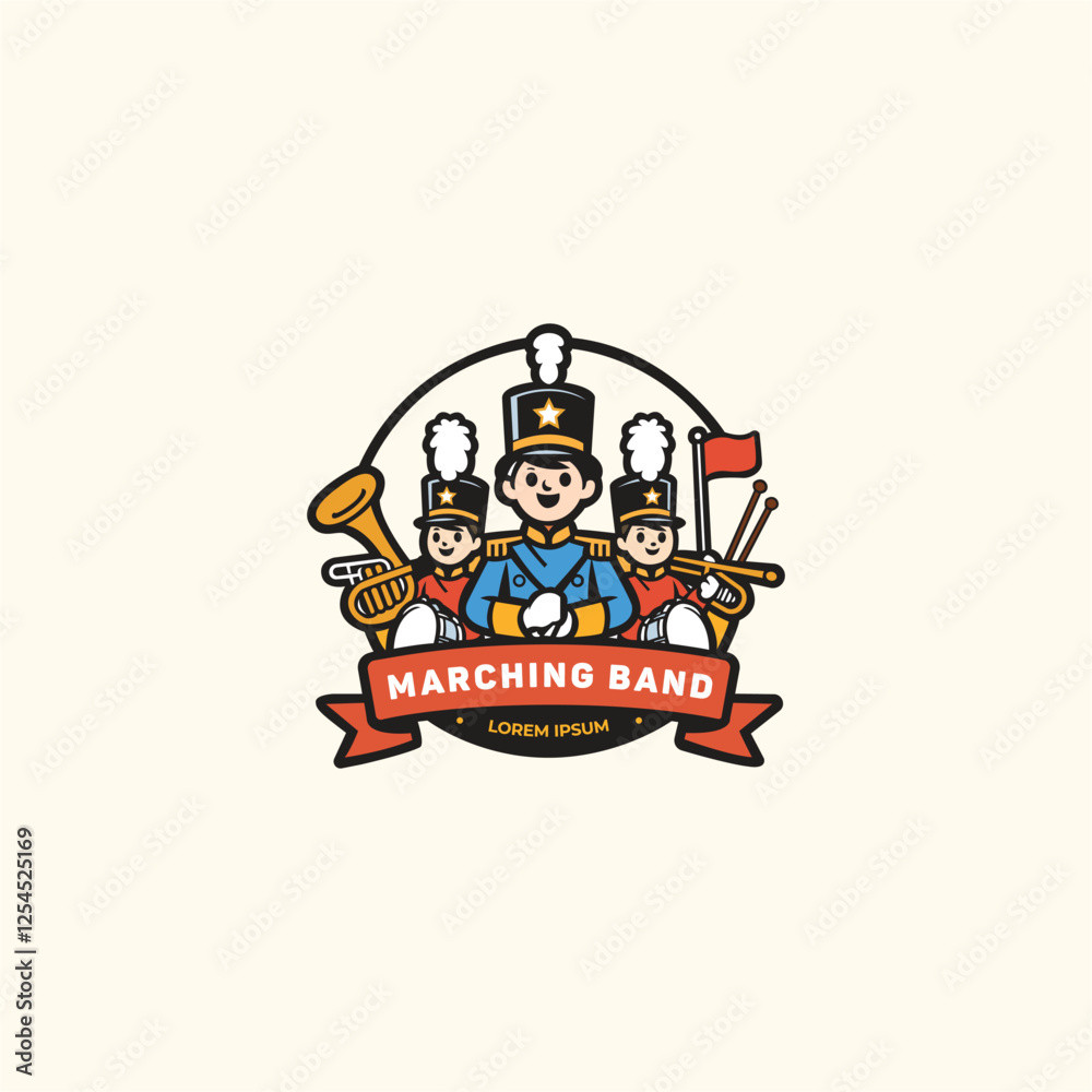 Obraz premium Marching Band Logo